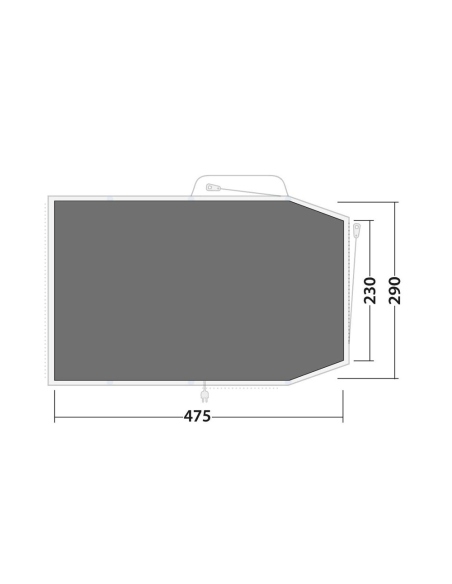 FootPrints Outwell Rosedale 5PA Tent Footprint