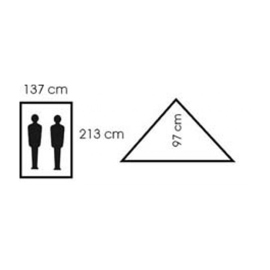 Army Tents Minipack 2 Persons Tent Woodland 2