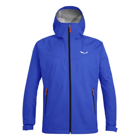 Jackets Salewa Men's Puez Aqua 3 Hardshell Jacket Blue