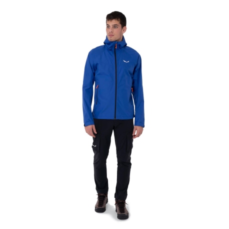 Jackets Salewa Men's Puez Aqua 3 Hardshell Jacket Blue