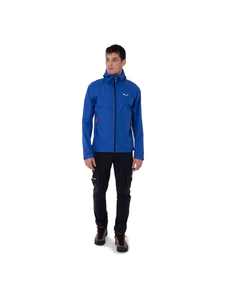 Jackets Salewa Men's Puez Aqua 3 Hardshell Jacket Blue