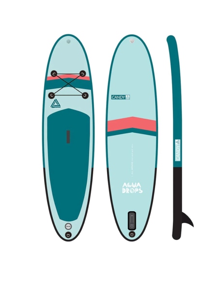 SUP SUP Aqua Drops Vector Green 10'8" - 3.25m