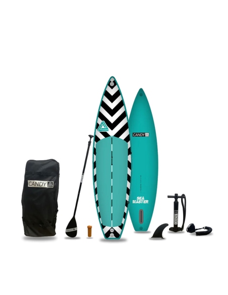 SUP SUP Sea Master Black Stripes 11'6" - 3.5m