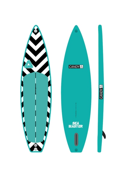SUP SUP Sea Master Black Stripes 11'6" - 3.5m
