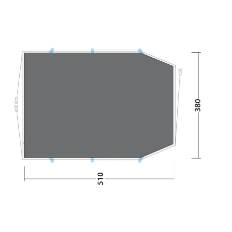 FootPrints Outwell Starhill 6 Tent Footprint FootPrints Outwell Starhill 6 Tent Footprint