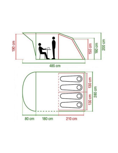 Tents Coleman Oak Canyon 4 BlackOut