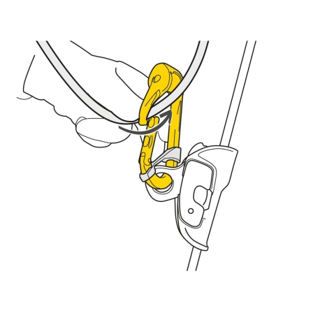 Carabiners Petzl Rollclip A Triact-Lock Pulley