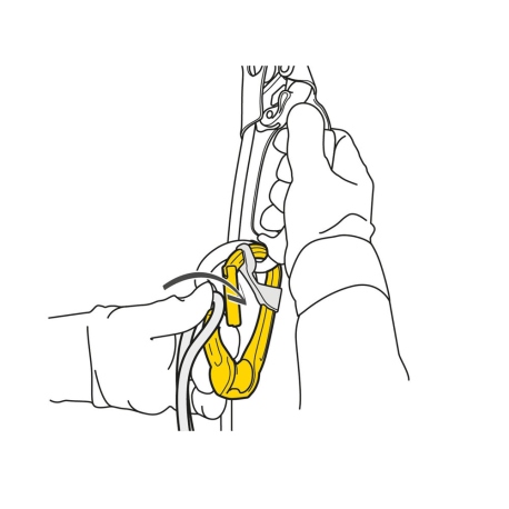 Carabiners Petzl Rollclip A Triact-Lock Pulley