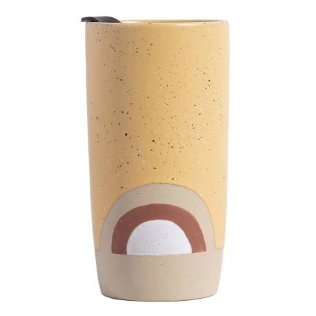 Υδροδοχεία - Θερμός - Παγούρια Apricot Arch Insulated Stoneware Mug 295ml