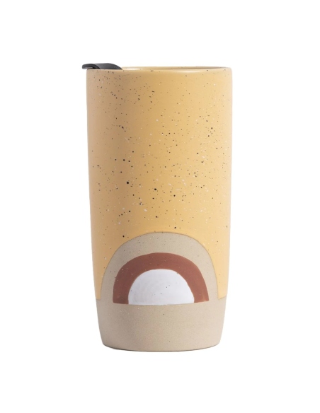 Hydration - Thermos - Bottles Apricot Arch Insulated Stoneware Mug 295ml