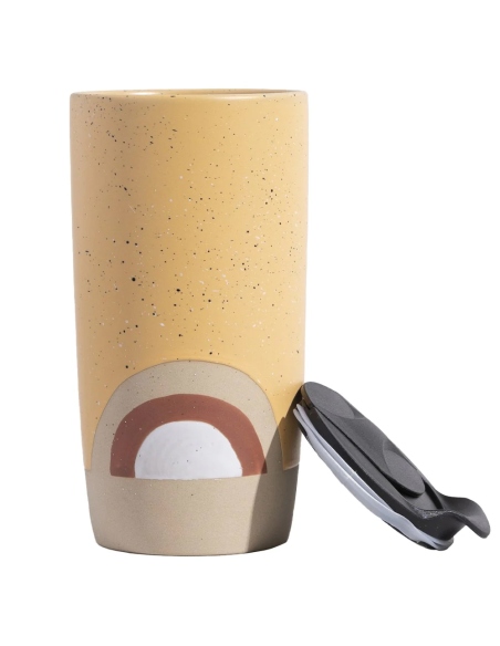 Hydration - Thermos - Bottles Apricot Arch Insulated Stoneware Mug 295ml