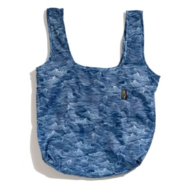 Σακίδια Πόλης Navy Wave Packable Tote Bag