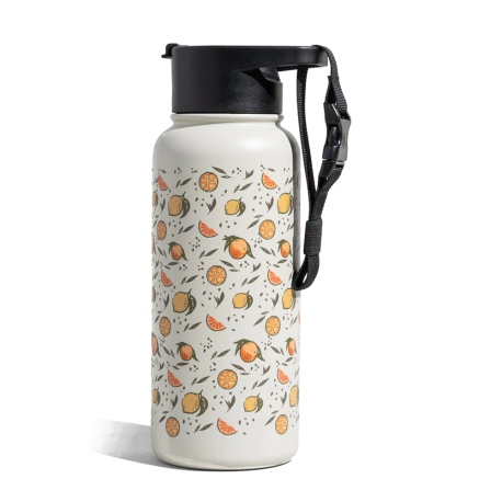 Citrus Insulated Steel Bottle 1L