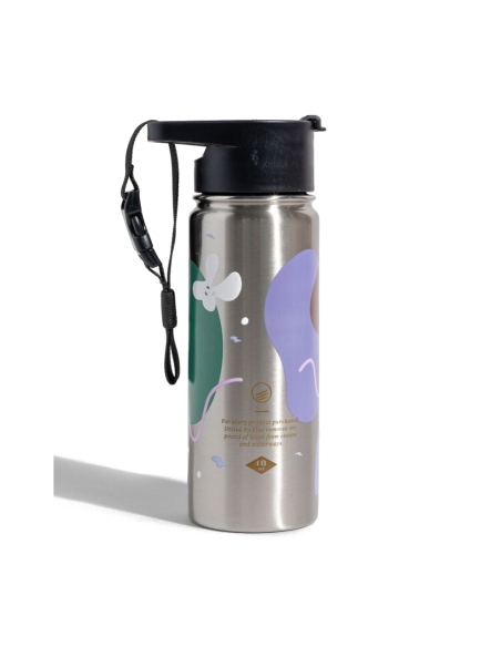Υδροδοχεία - Θερμός - Παγούρια Metallic Silver Insulated Travel Mug 500ml