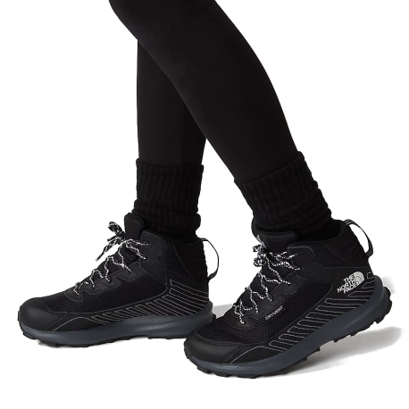 Μπότες - Ορειβατικά The North Face Teens Fastpack WP Mid Black