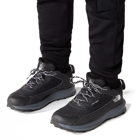 Μπότες - Ορειβατικά The North Face Teens Fastpack WP Low Black