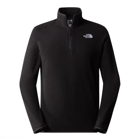 The North Face Men's 100 Glacier 1/4 Zip Black