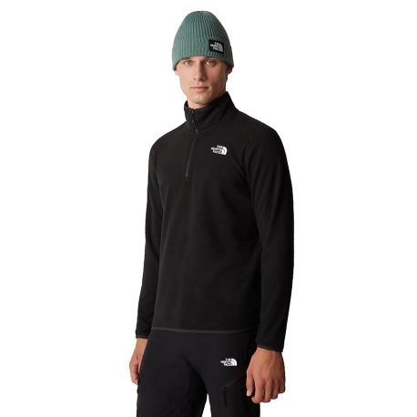 Fleece The North Face Men's 100 Glacier 1/4 Zip Black