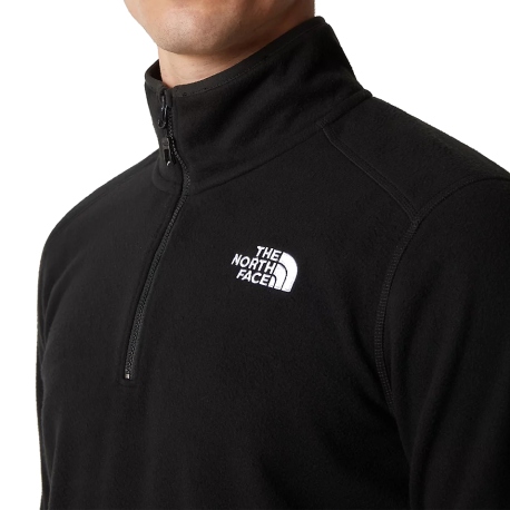 Fleece The North Face Men's 100 Glacier 1/4 Zip Black