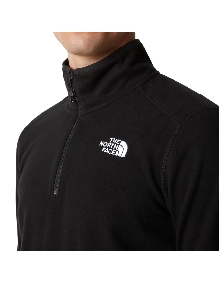 Fleece The North Face Men's 100 Glacier 1/4 Zip Black