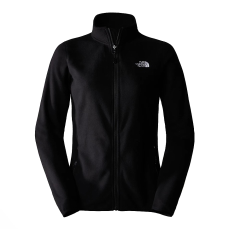 The North Face Women's 100 Glacier Full Zip Black