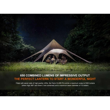 Lanterns Fenix CL26R Pro Rechargeable Camping Lantern