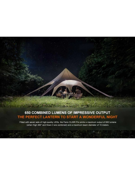 Lanterns Fenix CL26R Pro Rechargeable Camping Lantern