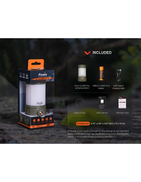 Lanterns Fenix CL26R Pro Rechargeable Camping Lantern