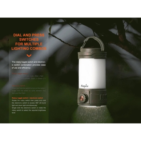 Lanterns Fenix CL26R Pro Rechargeable Camping Lantern