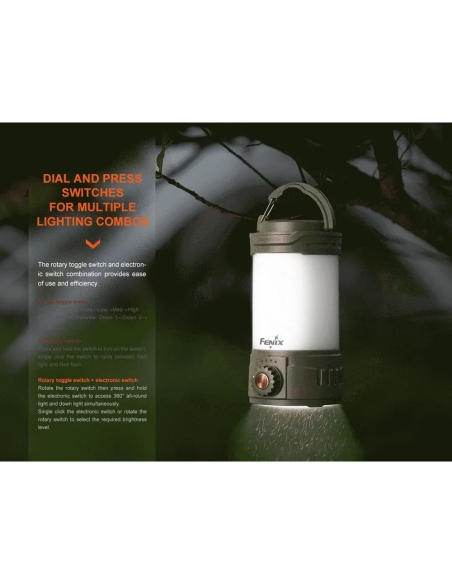 Lanterns Fenix CL26R Pro Rechargeable Camping Lantern