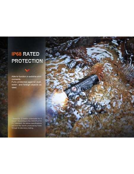 Φακοί Χειρός Fenix E18R V2.0 EDC Flashlight 1200 Lumens