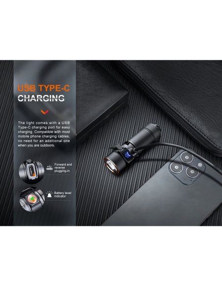 Φακοί Χειρός Fenix E18R V2.0 EDC Flashlight 1200 Lumens