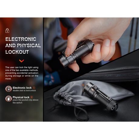 Φακοί Χειρός Fenix E18R V2.0 EDC Flashlight 1200 Lumens