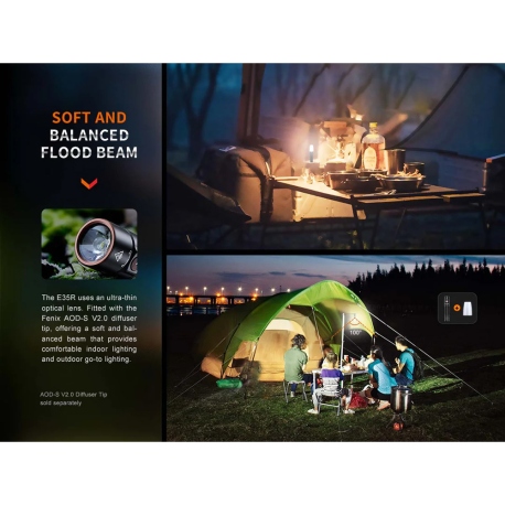 Flashlights Fenix E35R Flashlight 3100 Lumens