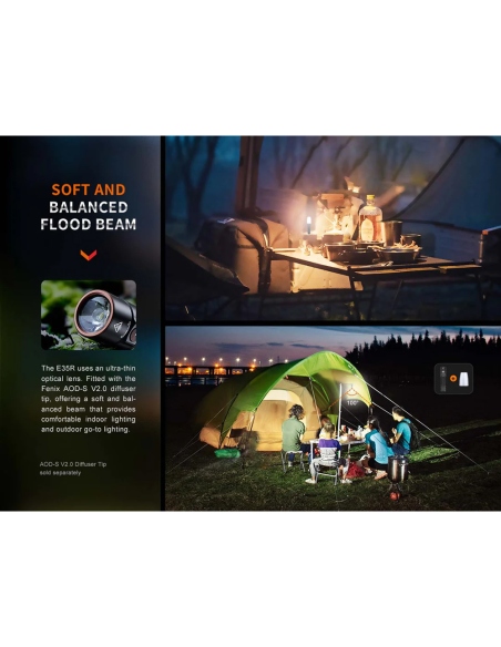 Flashlights Fenix E35R Flashlight 3100 Lumens
