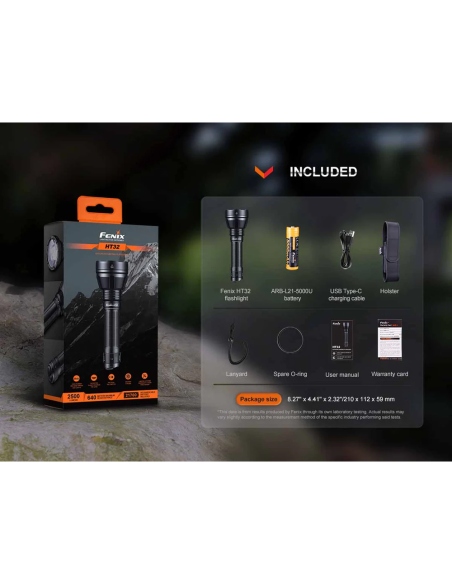 Flashlights Fenix HT32 Flashlight 2500 Lumens