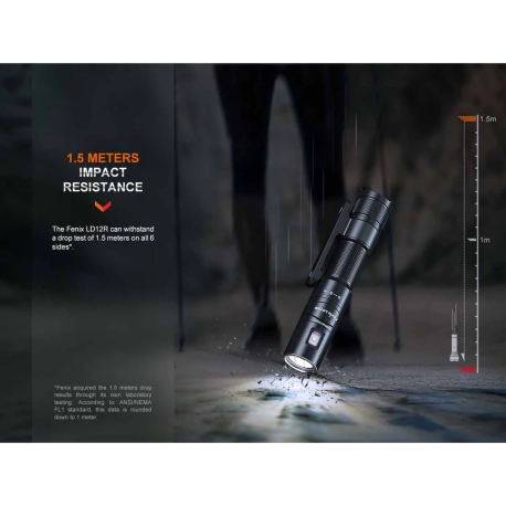 Flashlights Fenix LD12R EDC Flashlight 600 Lumens