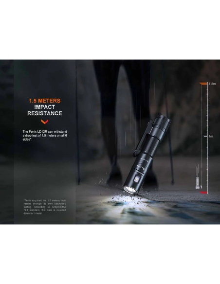Flashlights Fenix LD12R EDC Flashlight 600 Lumens