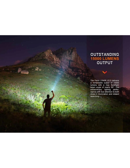 Flashlights Fenix LR40R V2.0 Flashlight 15000 Lumens