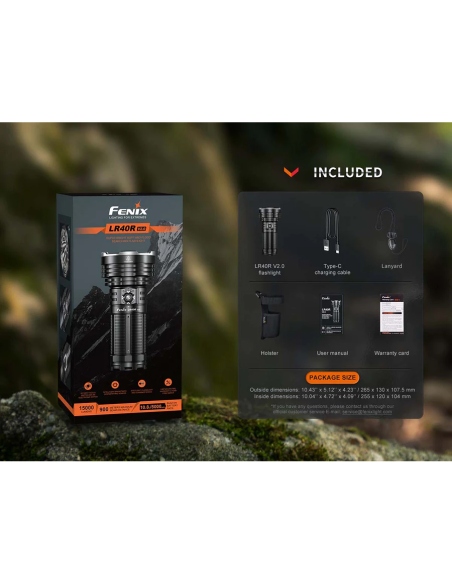 Flashlights Fenix LR40R V2.0 Flashlight 15000 Lumens