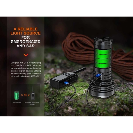 Flashlights Fenix LR40R V2.0 Flashlight 15000 Lumens