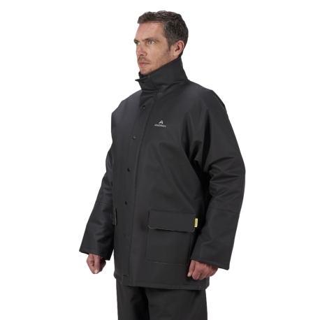 Jackets Anorak Street Long Jacket Black