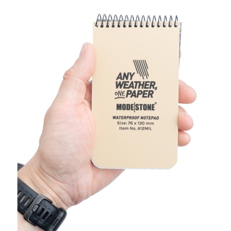 Books - Notepads - Manuals Modestone Waterproof Notepad 76 x 130 mm