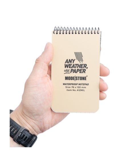 Books - Notepads - Manuals Modestone Waterproof Notepad 76 x 130 mm