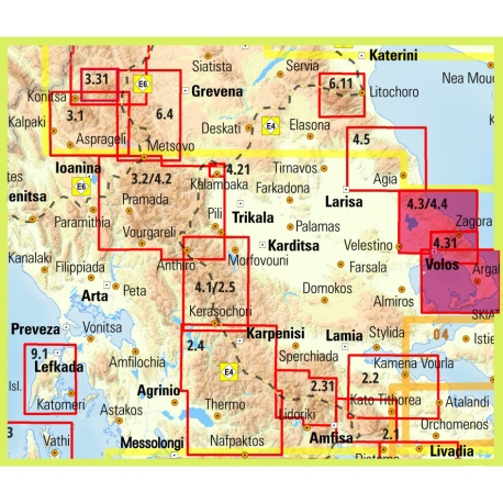 Maps Pelion Hiking Map