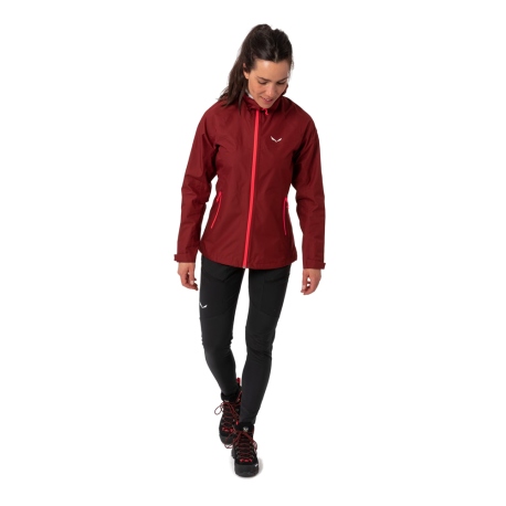 Τζάκετς Salewa Women's Puez Aqua 3 Hardshell Jacket Syrah