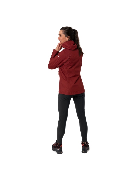 Jackets Salewa Women's Puez Aqua 3 Hardshell Jacket Syrah