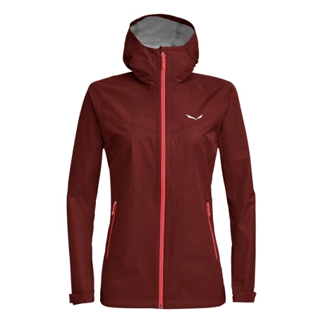 Salewa Women's Puez Aqua 3 Hardshell Jacket Syrah