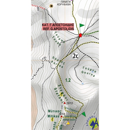 Maps Hiking Map Mt Olympus