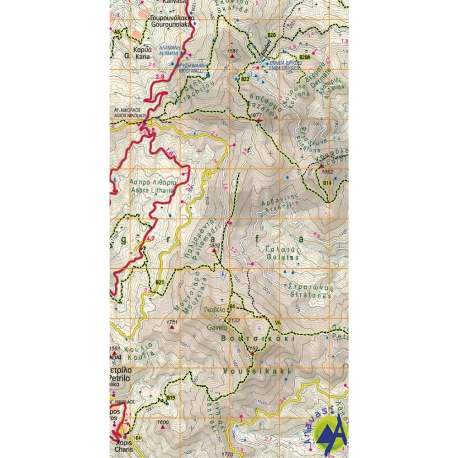 Maps Agrafa Hiking Map